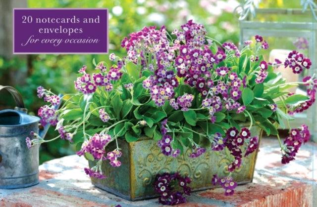 Card Box of 20 Notecards and Envelopes Primula