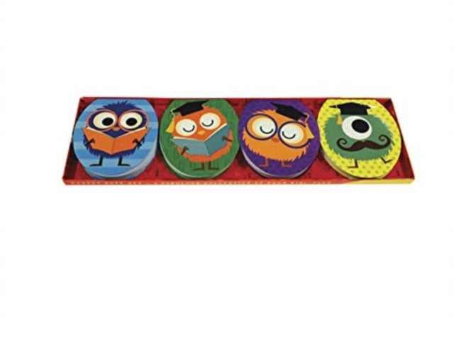 Pocket Note Set of 4 Mini Pads School Monsters