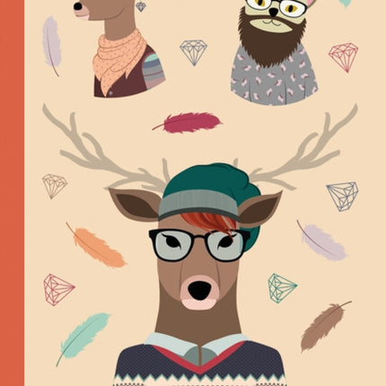 Notebook The Hipster Animals Collection Design B