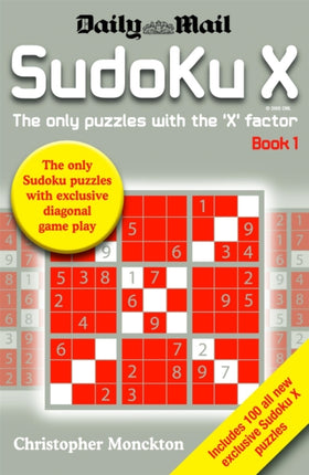 Sudoku X Book 1: The Only Puzzle with the 'X' Factor