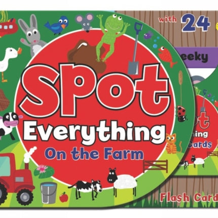 Spot Everything Book - Farm: Spot Everything with Flash Cards