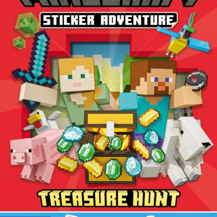 Minecraft Sticker Adventure: Treasure Hunt