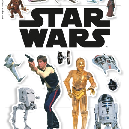 Ultimate Sticker Book: Star Wars: More Than 60 Reusable Full-Color Stickers