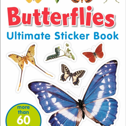 Ultimate Sticker Book: Butterflies: More Than 60 Reusable Full-Color Stickers