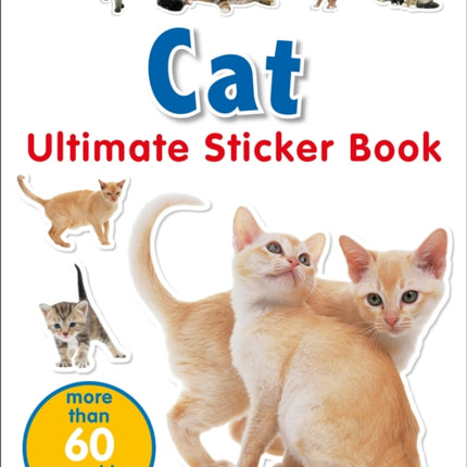 Ultimate Sticker Book: Cat: More Than 60 Reusable Stickers