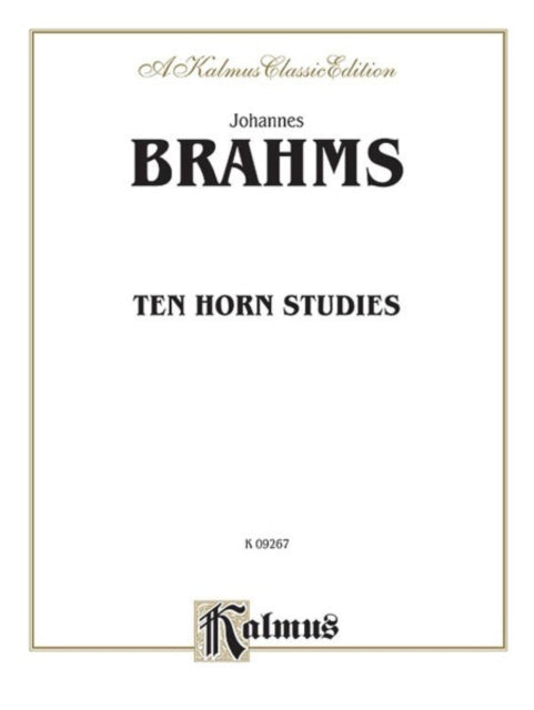 Ten Horn Studies Op Posth Kalmus Edition