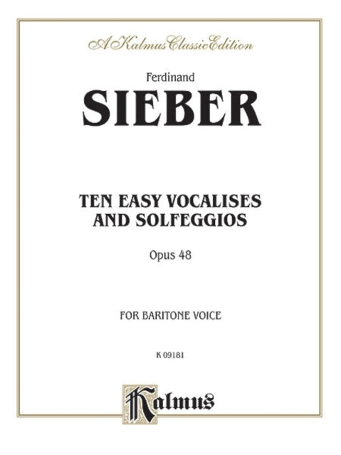 Ten Easy Vocalises and Solfeggios