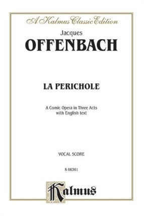 La Perichole English Language Edition Vocal Score
