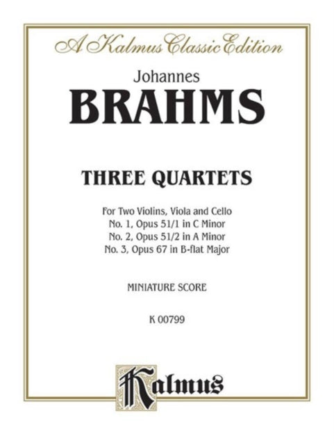 String Quartets Op. 51, Nos. 1 & 2, Op. 67: Miniature Score