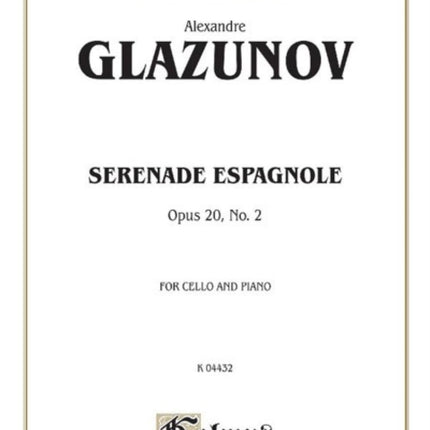 Serenade Espagnole Kalmus Classic Editions