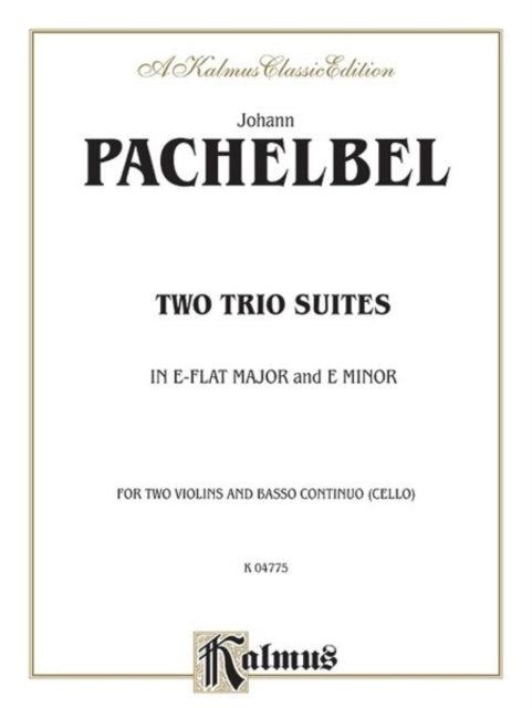 Pachelbel 2 Trio Suites Eb Major E Minor