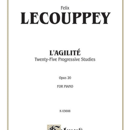LAgilite Op 20 Kalmus Edition