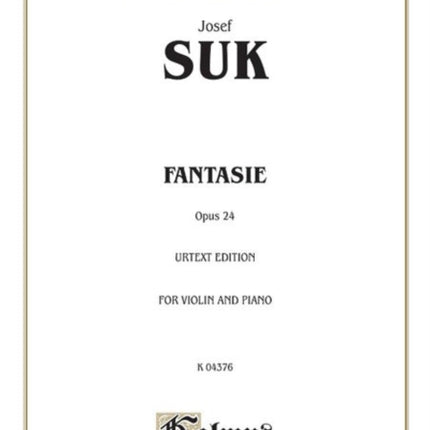 Fantasie Op 24 Urtext Kalmus Edition