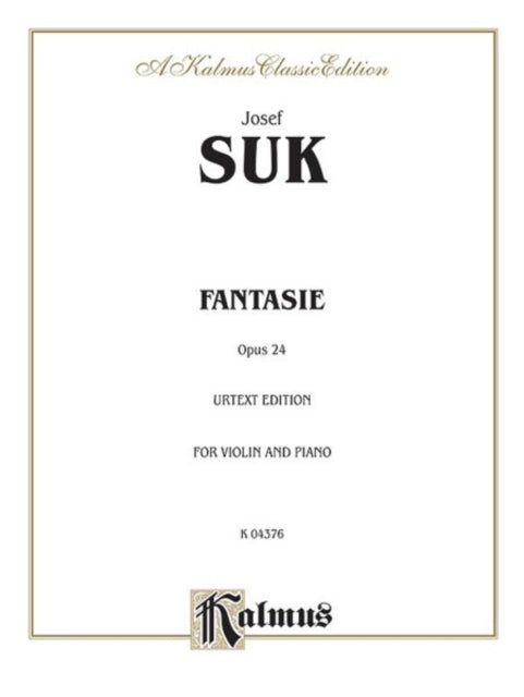 Fantasie Op 24 Urtext Kalmus Edition