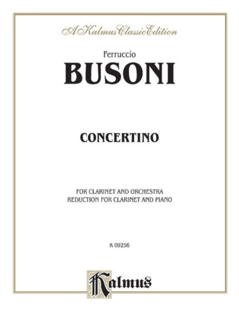 Concertino Op 48 Parts Kalmus Edition