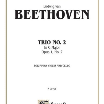 Piano Trio No 2  Op 1 No 2 G Major Kalmus Edition