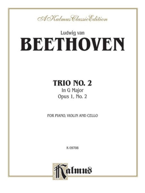 Piano Trio No 2  Op 1 No 2 G Major Kalmus Edition