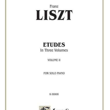 Etudes Volume II 2 Kalmus Classic Editions