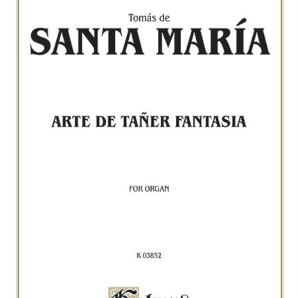 Arte De TaEr Fantasia Sheet Kalmus Edition