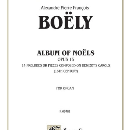 Album of Noels Op 14 Kalmus Edition