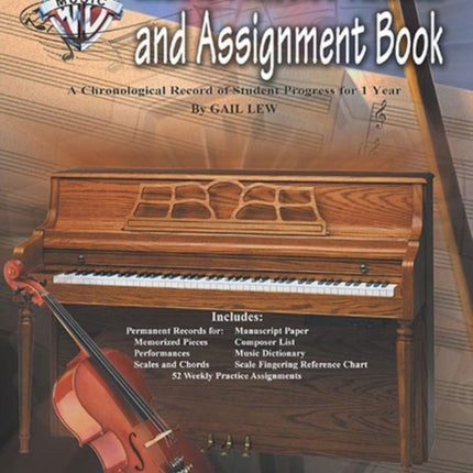 Music Practice Record and Assignment Book A