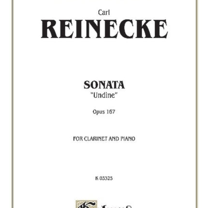 Sonata for Clarinet and Piano Op 167 Parts