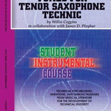 Tunes for Tenor Saxophone Technic Level III