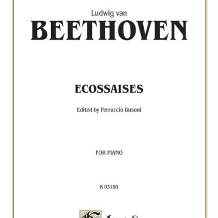 Ecossaises Kalmus Edition