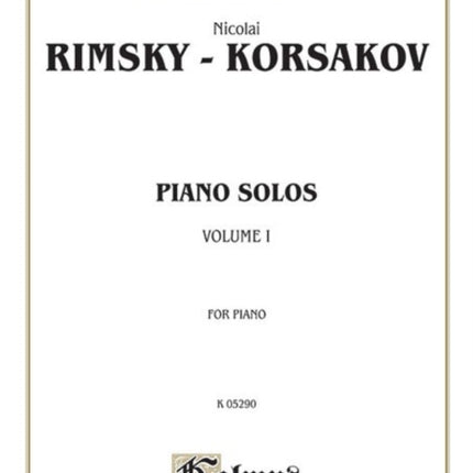 Piano Solos Volume I 1 Kalmus Edition