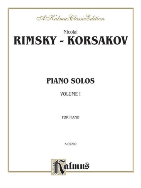 Piano Solos Volume I 1 Kalmus Edition