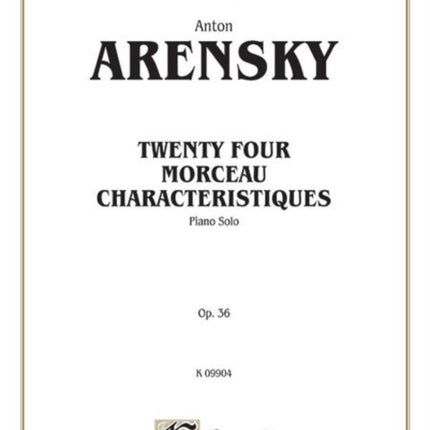 TwentyFour Morceau Characteristiques Op 36
