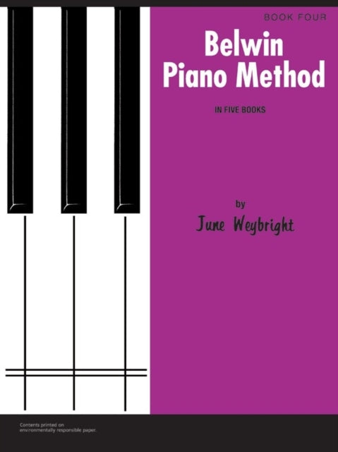 Belwin Piano Method Book 4