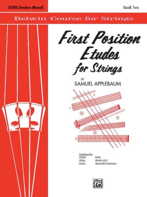 First Position Etudes for Strings Score Belwin Course for Strings