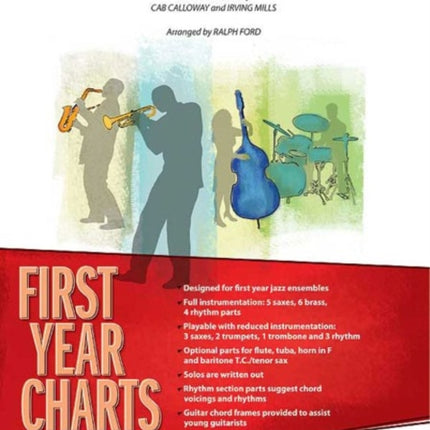 Minnie the Moocher First Year Charts for Jazz Ensemble