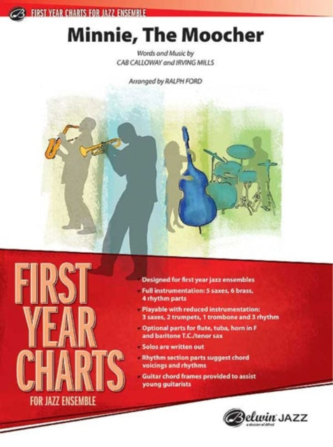 Minnie the Moocher First Year Charts for Jazz Ensemble