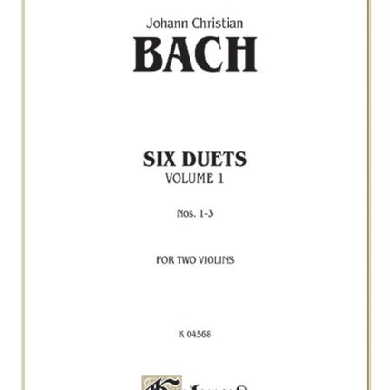 Six Duets Volume I 1 Kalmus Edition