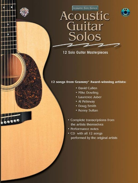 Acoustic Masterclass Acoustic Guitar Solos Book  CD Acoustic Solo