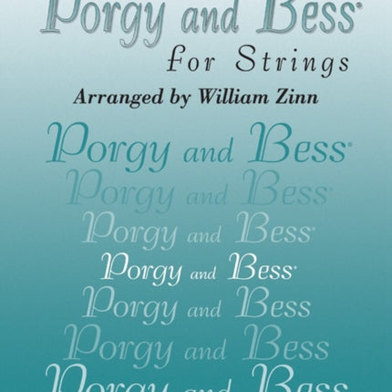 Porgy and BESS for Strings Viola