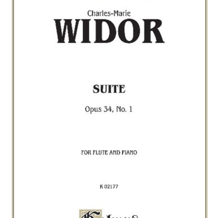 Suite Op 34 No 1 Parts Kalmus Edition