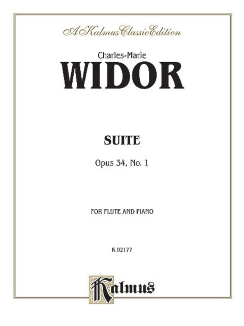 Suite Op 34 No 1 Parts Kalmus Edition