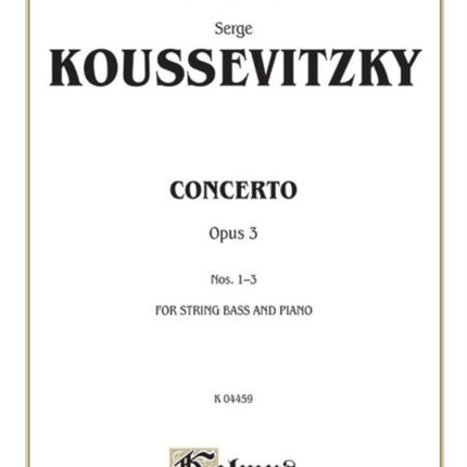 Concerto Op 3 Kalmus Edition