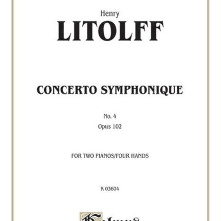 Concerto Symphonique Op 102 Kalmus Classic