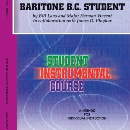 Baritone BC Student Level III Student Instrumental Course