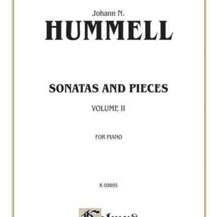 Sonatas and Pieces Volume II 2 Kalmus Edition