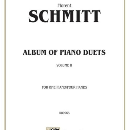 Album of Piano Duets Volume II 2 Kalmus Edition