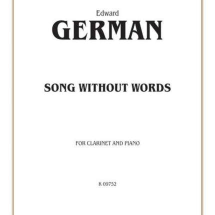 Song without Words Parts Kalmus Edition