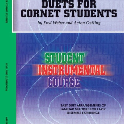 Duets for Cornet Students Level I Student Instr Course Student Instrumental Course