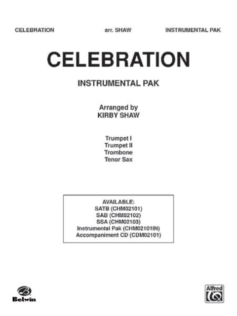 Celebration Instrumental Parts Pop Choral