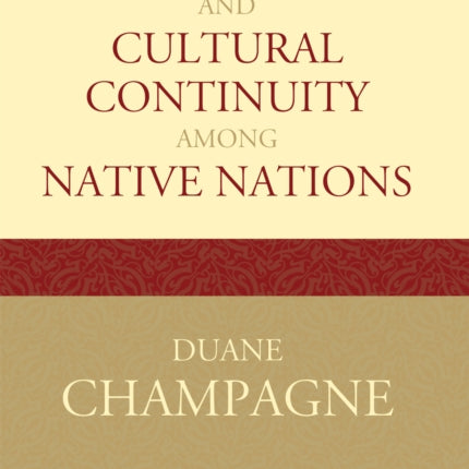 Social Change and Cultural Continuity among