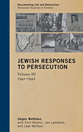 Jewish Responses to Persecution